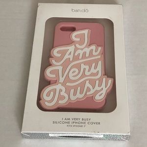 iPhone 7 Phone Cover Pink and White NWT